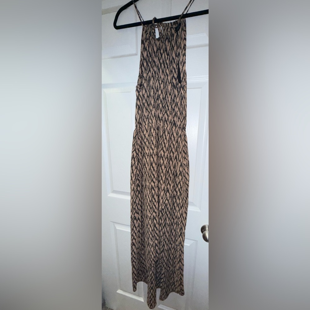 Sanctuary Asymmetrical Dress in Black and Brown